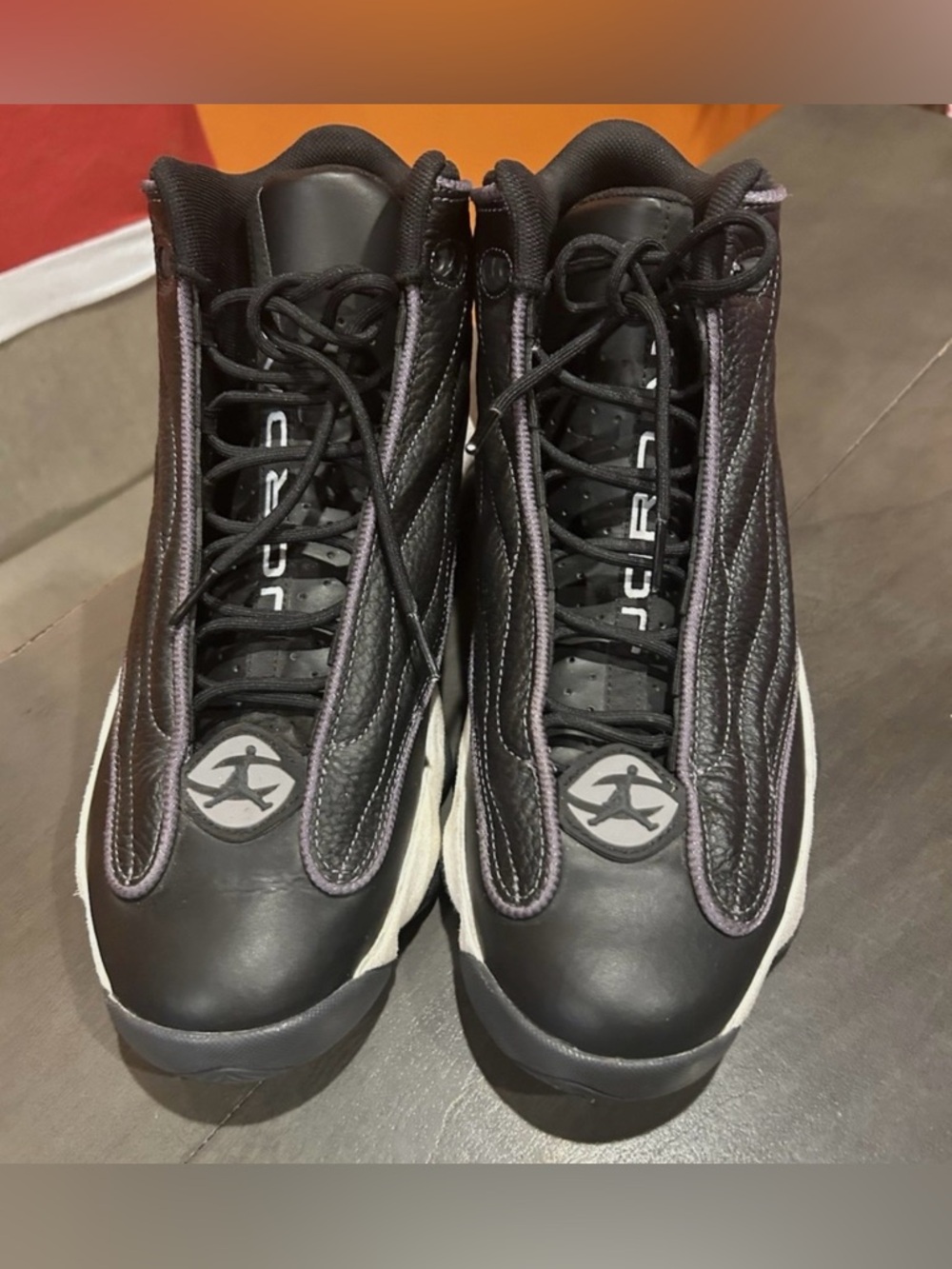 Nike Air Jordan Pro strong black Bg basketball shoes